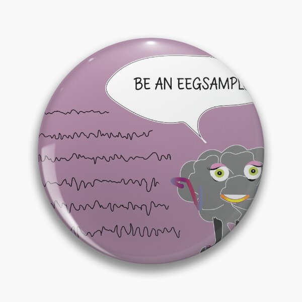 Artikelvorschau, Seien Sie eine EEG-Probe - Gehirnwellen und lustiges Brain Boss-Design entworfen und verkauft von MilabArt.