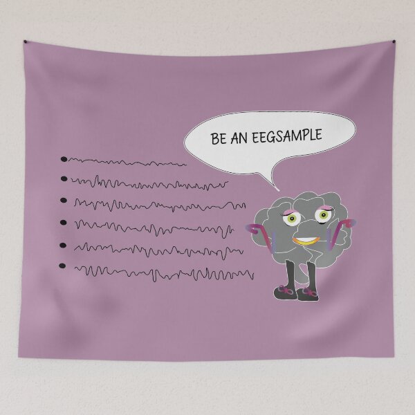 Item preview, Be An EEG Sample - Brain Waves andFunny Brain Boss Design designed and sold by MilabArt.