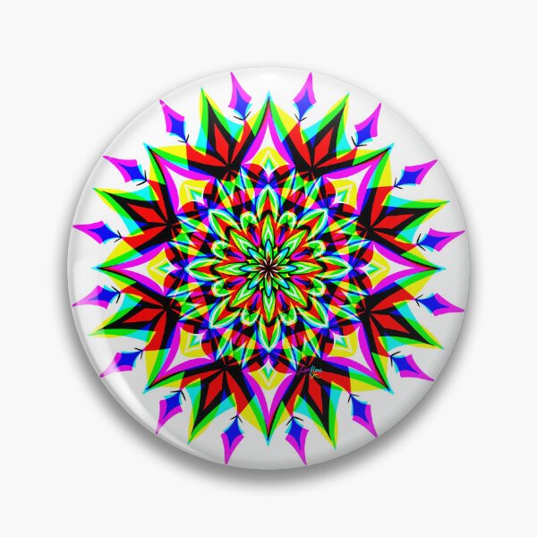 Item preview, Pillar Power - Intention - Mindful Mandalas for the Spirit - Sacred Geometry for Meditation Spaces designed and sold by Loveflows.