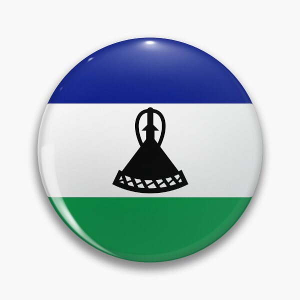 Item preview, Lesotho Flag Circle Blue White Green Basotho Hat designed and sold by NTGUILTY.