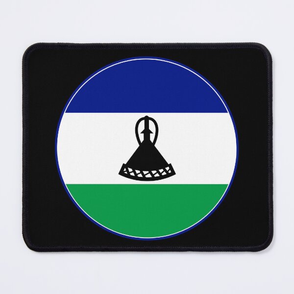 Item preview, Lesotho Flag Circle Blue White Green Basotho Hat designed and sold by NTGUILTY.