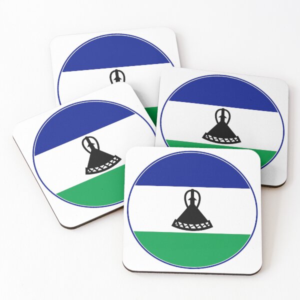 Item preview, Lesotho Flag Circle Blue White Green Basotho Hat designed and sold by NTGUILTY.