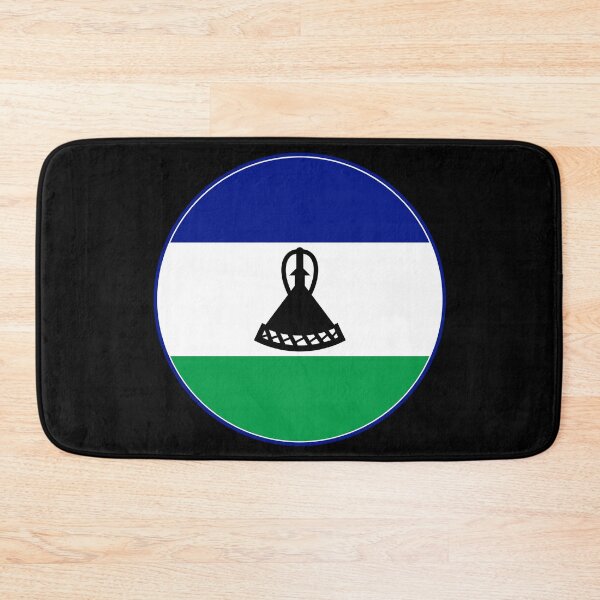 Item preview, Lesotho Flag Circle Blue White Green Basotho Hat designed and sold by NTGUILTY.
