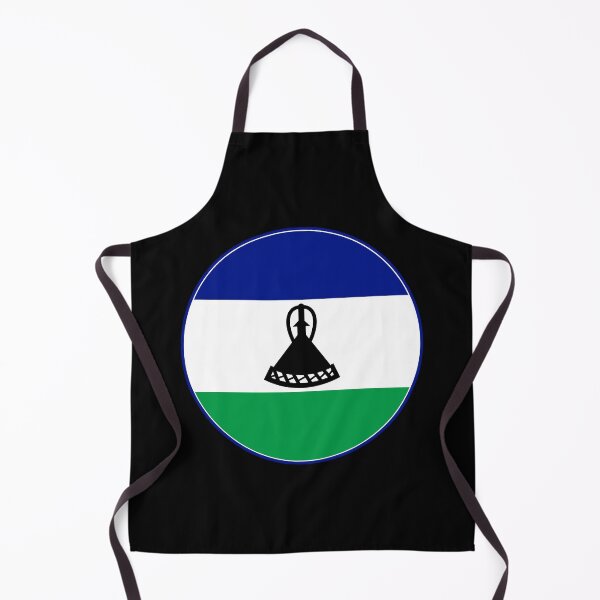 Item preview, Lesotho Flag Circle Blue White Green Basotho Hat designed and sold by NTGUILTY.