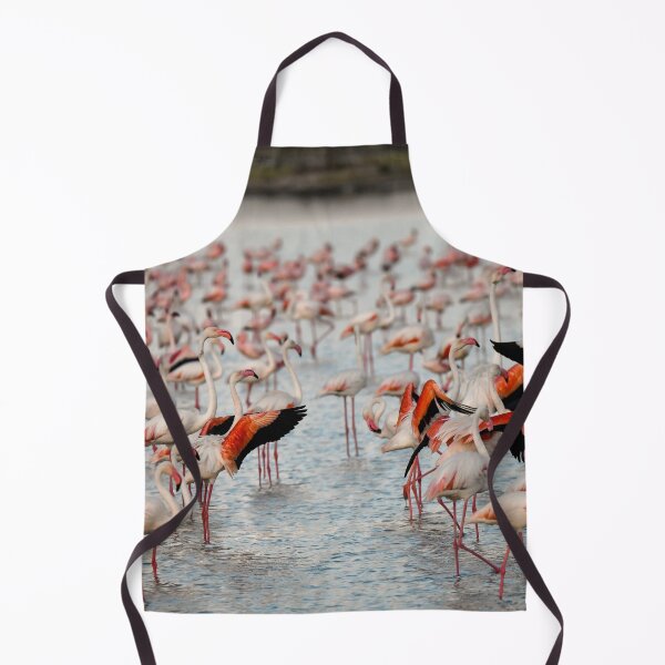 Item preview, Wings of Fire — Flamingos Dancing on the Water of Etosha designed and sold by DavideAntoniani.