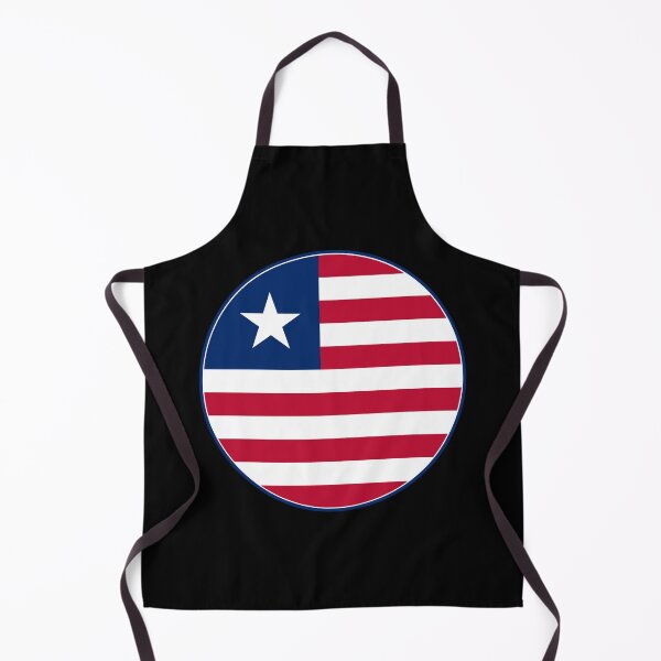 Item preview, Liberia Flag Circle Lone Star Stripes Design designed and sold by NTGUILTY.