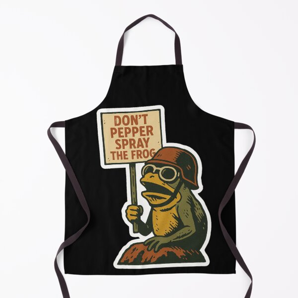 Item preview, Portland Frog – DON’T PEPPER SPRAY THE FROG | Protest Meme Sticker designed and sold by JacobKAurumhead.
