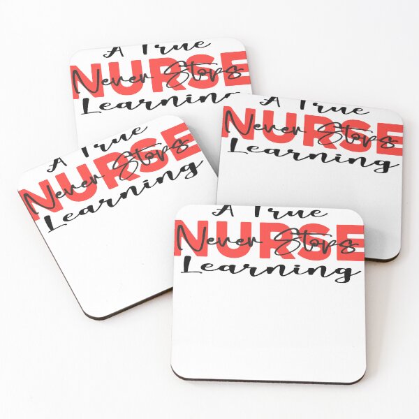 Item preview, A True Nurse Never Stops Learning Nursing Motivation designed and sold by arabiw.