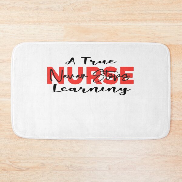 Item preview, A True Nurse Never Stops Learning Nursing Motivation designed and sold by arabiw.