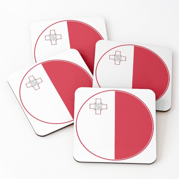 Item preview, Malta Flag Circle White Red George Cross designed and sold by NTGUILTY.