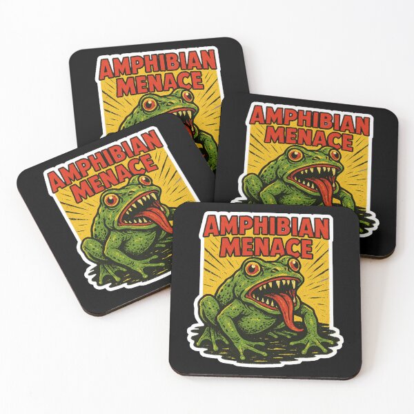 Item preview, Portland Frog – AMPHIBIAN MENACE | Retro Pulp Horror Sticker designed and sold by JacobKAurumhead.