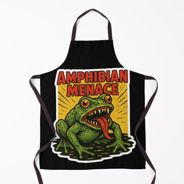 Item preview, Portland Frog – AMPHIBIAN MENACE | Retro Pulp Horror Sticker designed and sold by JacobKAurumhead.