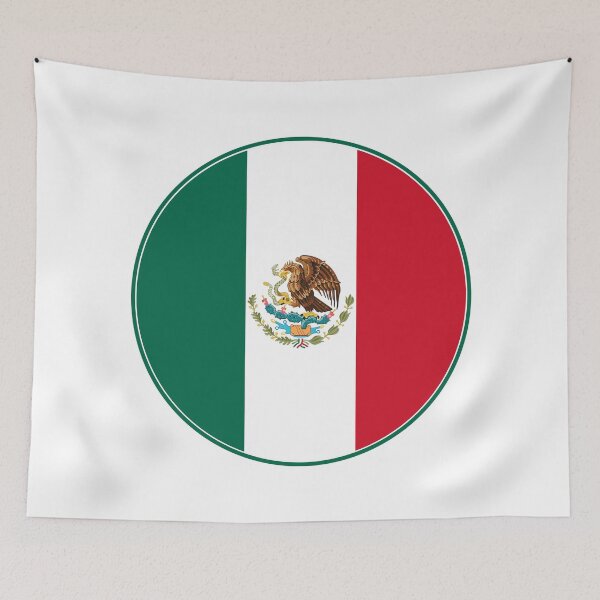 Item preview, Mexico Flag Circle Eagle Snake Coat of Arms designed and sold by NTGUILTY.