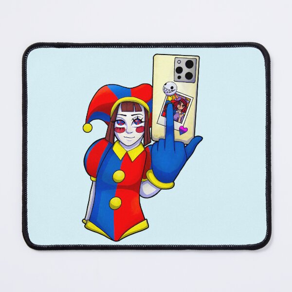 Item preview, The Amazing Digital Circus Funny Pomni Sticker - Ragatha Jax Pomni Art Print designed and sold by Crimson-Crafts1.
