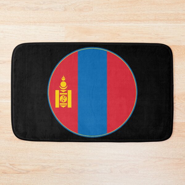 Item preview, Mongolia Flag Circle Soyombo Symbol Design designed and sold by NTGUILTY.