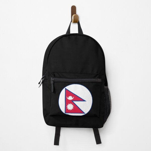 Item preview, Nepal Flag Circle Unique Double Pennant Sun Moon designed and sold by NTGUILTY.