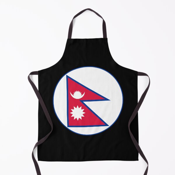Item preview, Nepal Flag Circle Unique Double Pennant Sun Moon designed and sold by NTGUILTY.