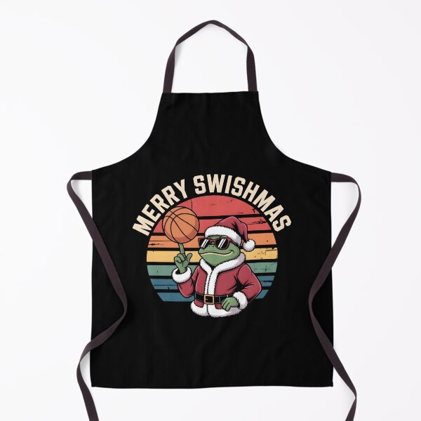 Item preview, frog Merry Swishmas Basketball Christmas designed and sold by DREAM3SHOP.