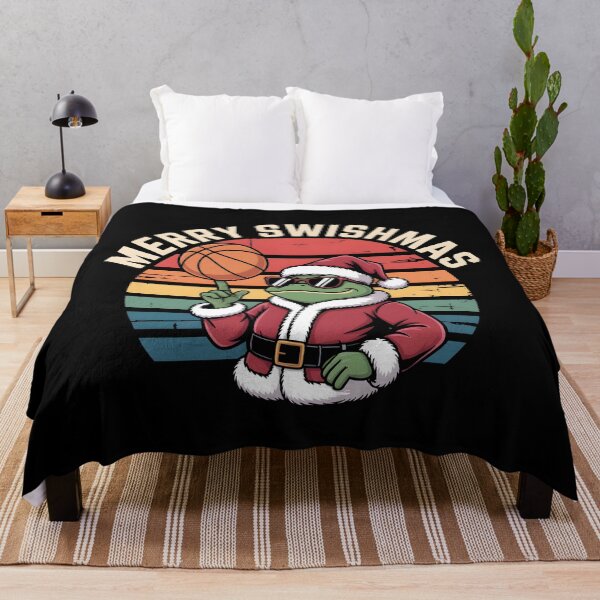 Item preview, frog Merry Swishmas Basketball Christmas designed and sold by DREAM3SHOP.