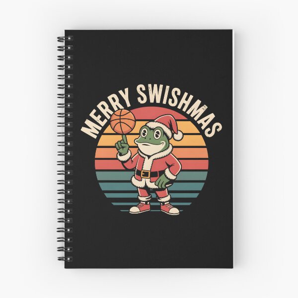 Item preview, frog Merry Swishmas Basketball Christmas designed and sold by DREAM3SHOP.