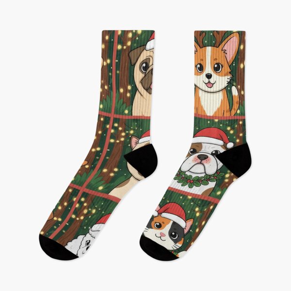 Item preview, Festive Forest Animal Friends designed and sold by zoughlal.