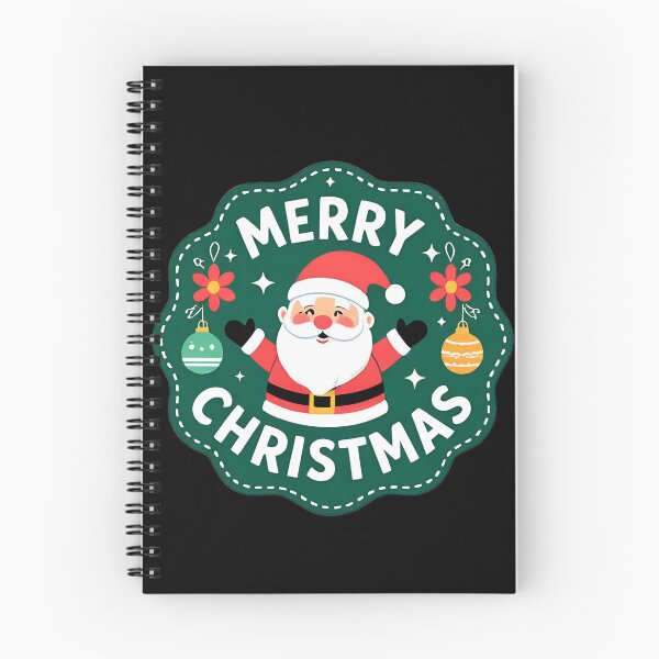 Item preview, Merry Christmas Santa Badge designed and sold by SoftStyleStudio ⭐⭐⭐.