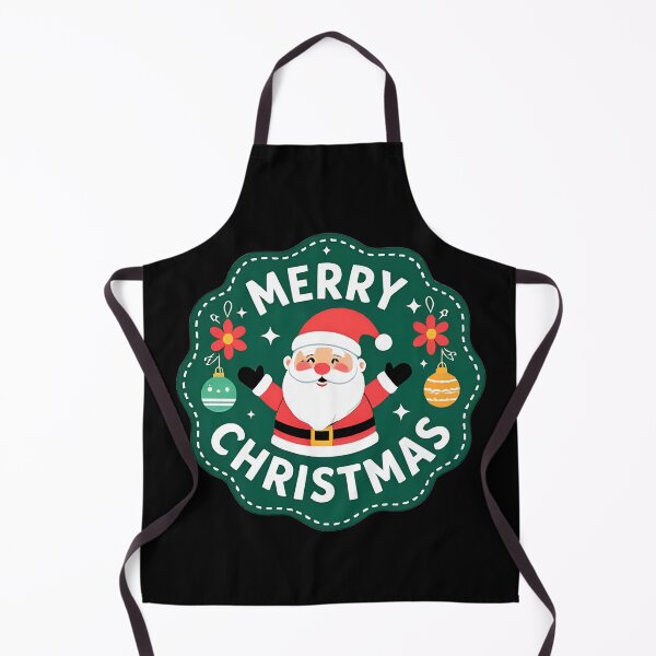 Item preview, Merry Christmas Santa Badge designed and sold by SoftStyleStudio ⭐⭐⭐.