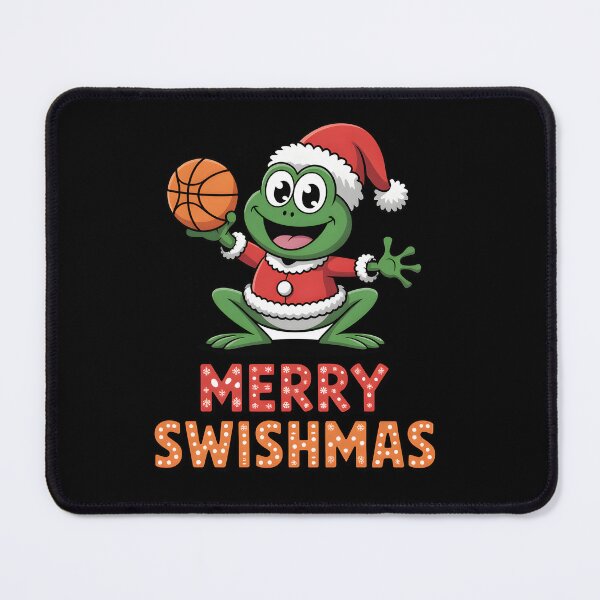 Item preview, frog Merry Swishmas Basketball Christmas designed and sold by DREAM3SHOP.