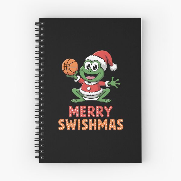 Item preview, frog Merry Swishmas Basketball Christmas designed and sold by DREAM3SHOP.