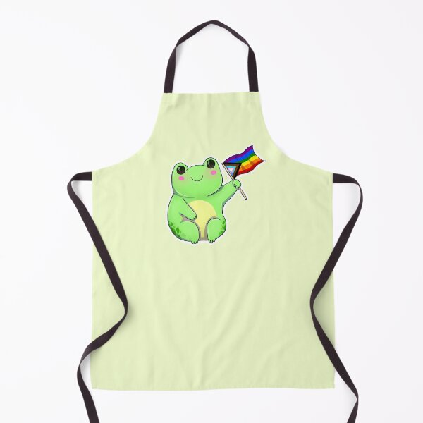 Item preview, Pride Frog Flag LGBTQ+ Gay Cute Art  designed and sold by Crimson-Crafts1.