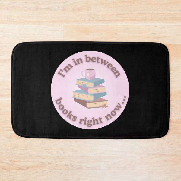 Item preview, in between books right now...- bookish quote designed and sold by BookLoversClubX.