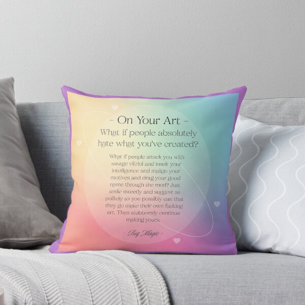 Item preview, Keep Creating Art Despite the Critics: Motivational Quote for Artists Dealing with Hate and Negative Feedback | Art Inspiration designed and sold by PopCultureArtShop.
