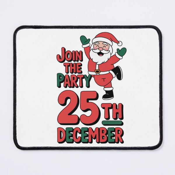 Item preview, Join The Party Santa Claus Christmas Design designed and sold by SoftStyleStudio ⭐⭐⭐.