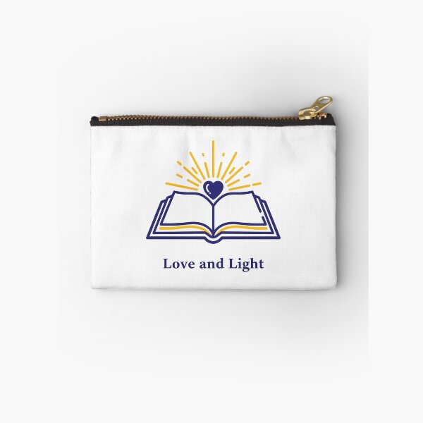 Item preview, Love and Light Open Bible with Heart and Rays Illustration. designed and sold by loveandlightrb.