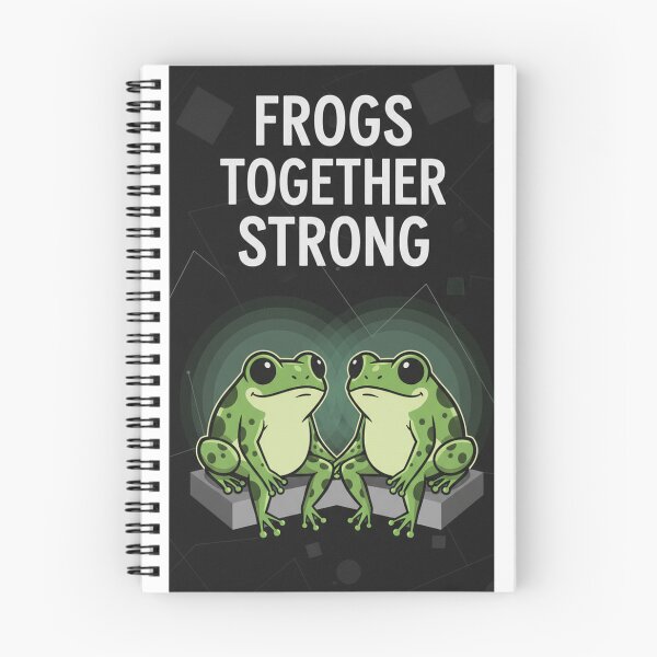 Item preview, Frogs Together Strong Funny Unity Design designed and sold by TinaDu-.