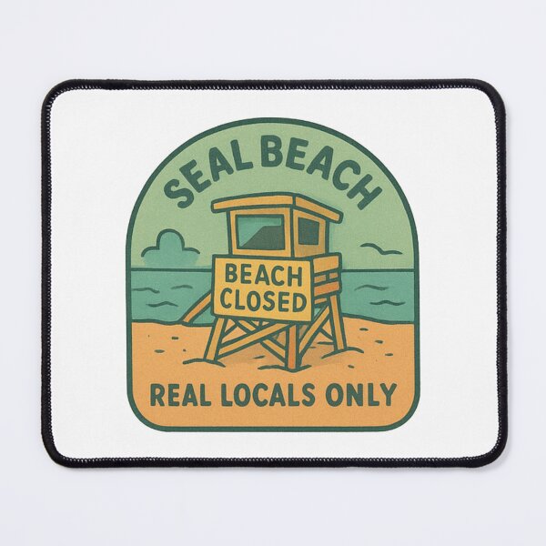 Item preview, Beach closed real locals only designed and sold by Dwafen.