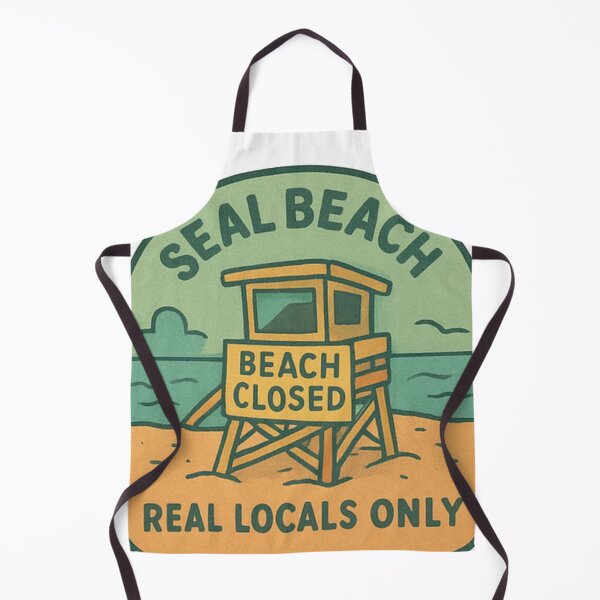 Item preview, Beach closed real locals only designed and sold by Dwafen.