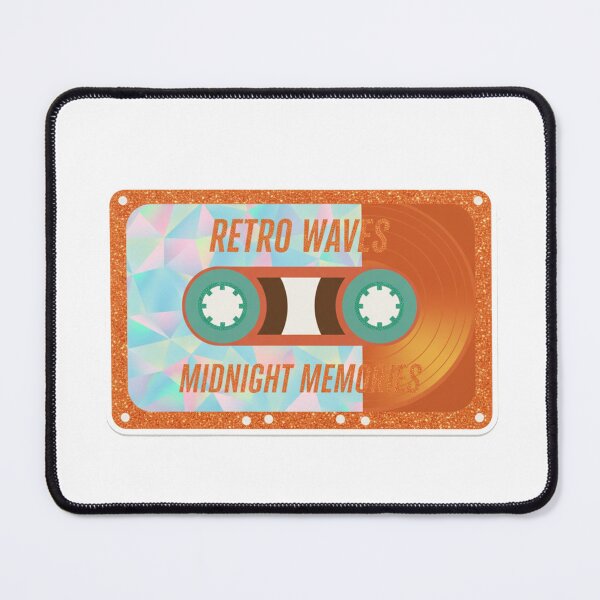 Item preview, TS Retro Waves Midnight Memories Cassette Tape Design designed and sold by TinaDu-.