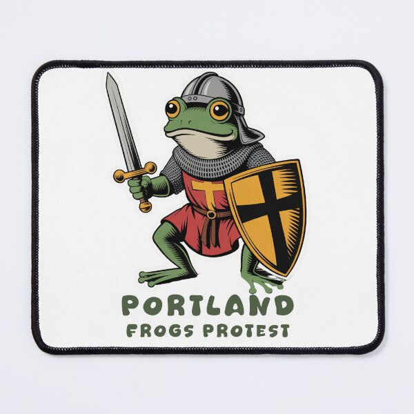 Item preview, Portland Frog Protest Essential T-Shirt,Portland Frog, Resist Portland 2025 Frog Rage Against The Machine Frog Classic T-Shirt designed and sold by PrintMod.