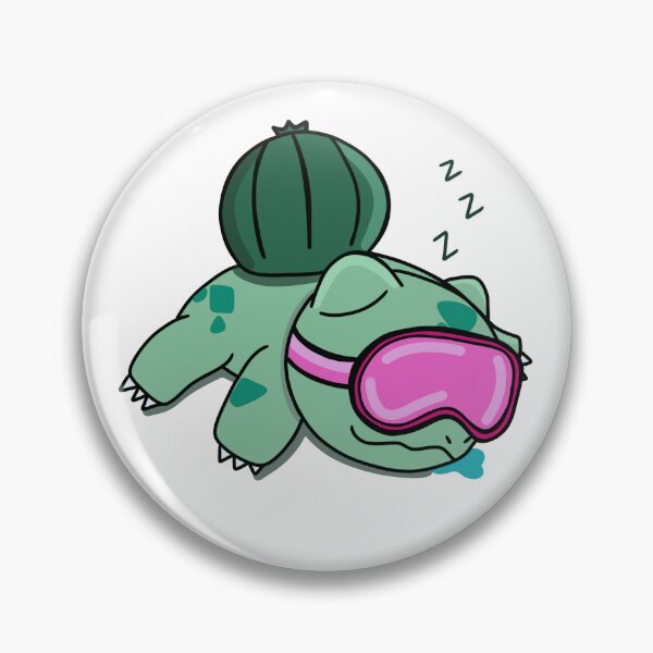 Item preview, Sleepy Green Boi Sticker | Cute Pokémon-Inspired Art designed and sold by annebmeadows.