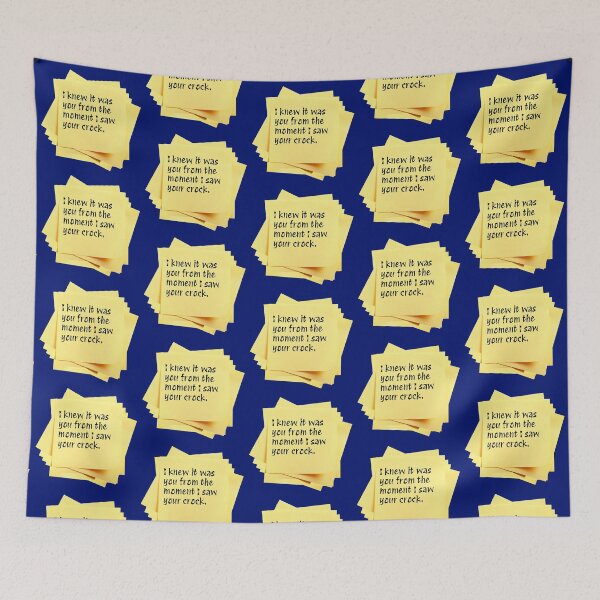 Item preview, STICKY NOTES:  I knew it was you from the moment I saw your crock. - funny messages food designed and sold by DesignsFromTW-S.