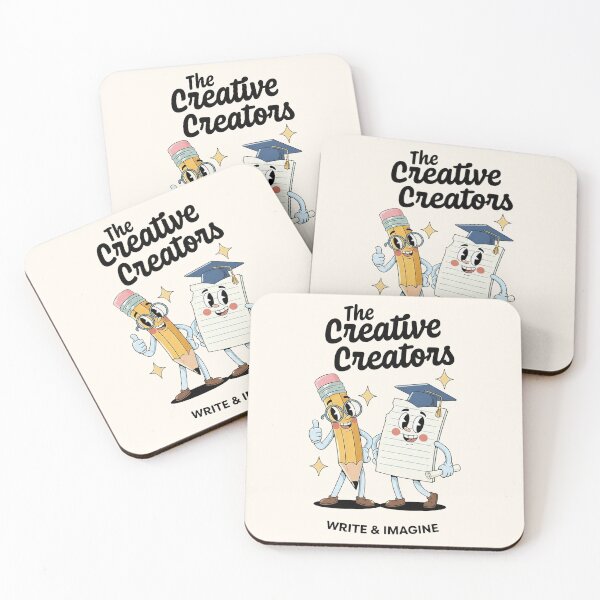 Item preview, Creative Creators Cartoon – Pencil and Paper Duo designed and sold by HoopeStylee.