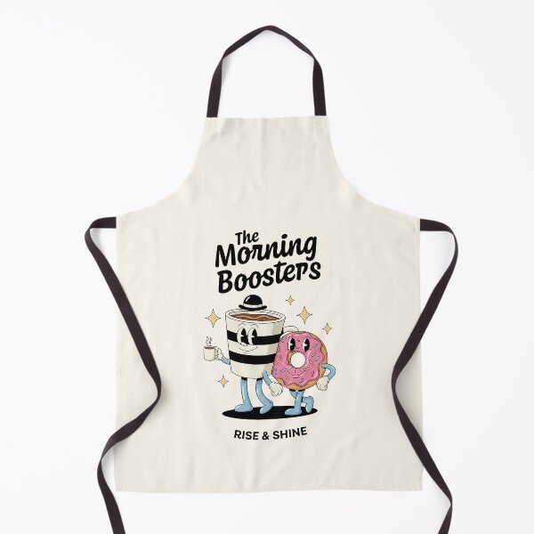 Item preview, The Morning Boosters – Coffee and Donut Duo designed and sold by HoopeStylee.