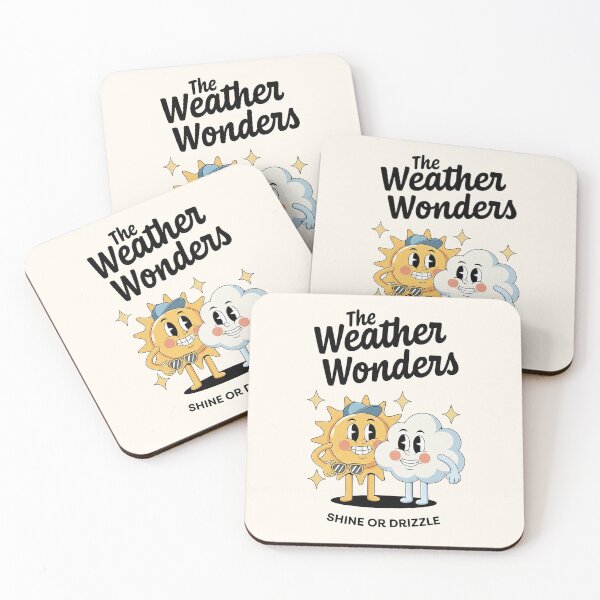Item preview, The Weather Wonders – Groovy Sun and Cloud Duo designed and sold by HoopeStylee.