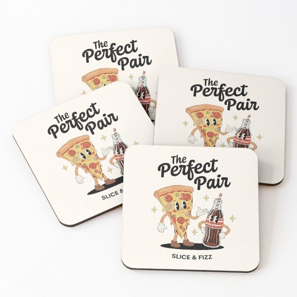 Item preview, The Perfect Pair – Pizza and Soda Cartoon designed and sold by HoopeStylee.