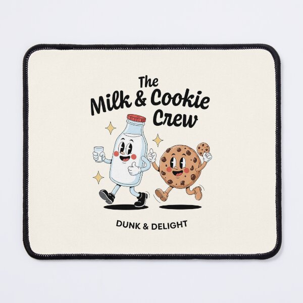 Item preview, The Milk and Cookie Crew – Dunk and Delight designed and sold by HoopeStylee.
