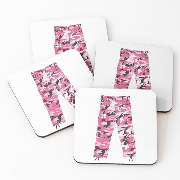 Item preview, Pink Camo Pants | Early 2000s Y2K Aesthetic Sticker designed and sold by annebmeadows.