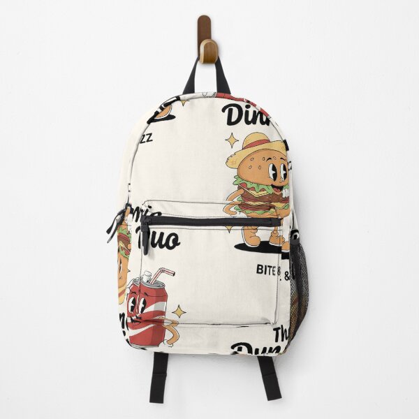 Item preview, Dynamic Dinner Duo – Burger and Soda Cartoon designed and sold by HoopeStylee.