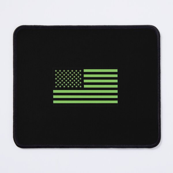 Item preview, Neon Green USA Flag – Modern Minimalist American Flag designed and sold by Paper Drip.