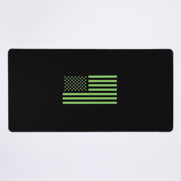 Item preview, Neon Green USA Flag – Modern Minimalist American Flag designed and sold by Paper Drip.